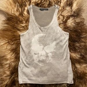 Skull Cashmere 100% Cotton Tank Top